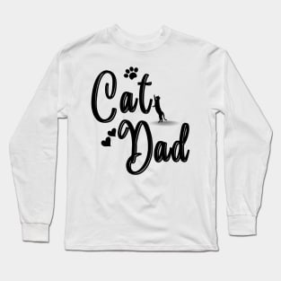 Cat Dad Long Sleeve T-Shirt